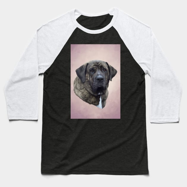 Tommy the Mastiff Baseball T-Shirt by KJL90